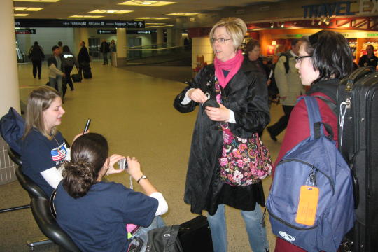 Waiting for departure