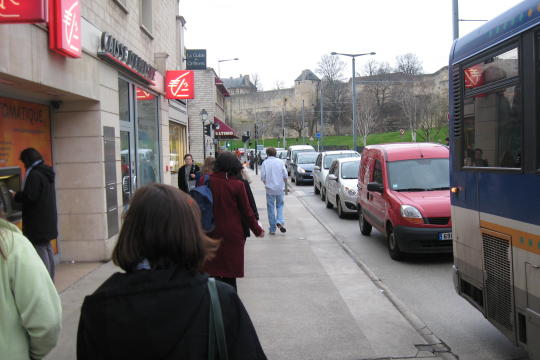 Approaching Chateau in Caen