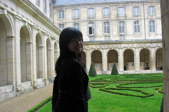 Courtyard Inside Men's Abbey in Caen