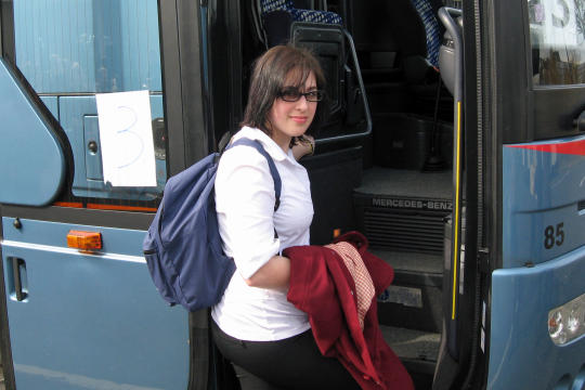 Leaving Peace Museum in Caen