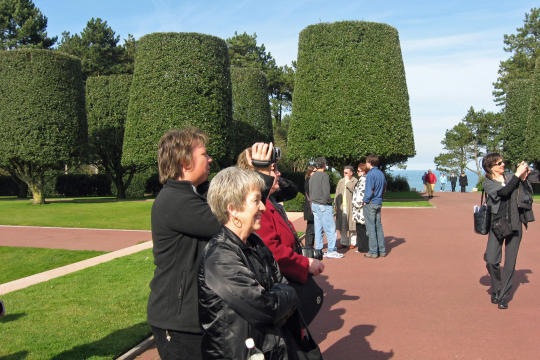 New tripod at American Cemetery in Coleville