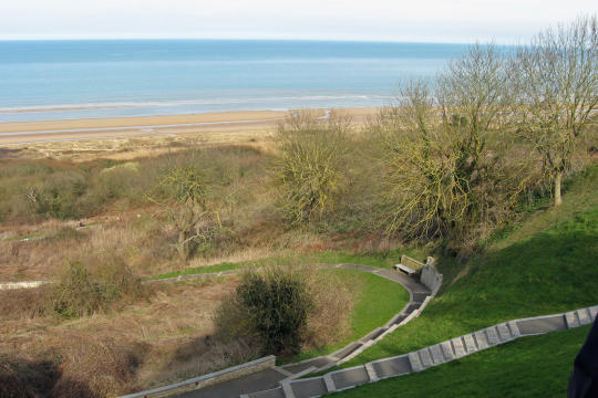 Omaha Beach near American Cemetery in Coleville