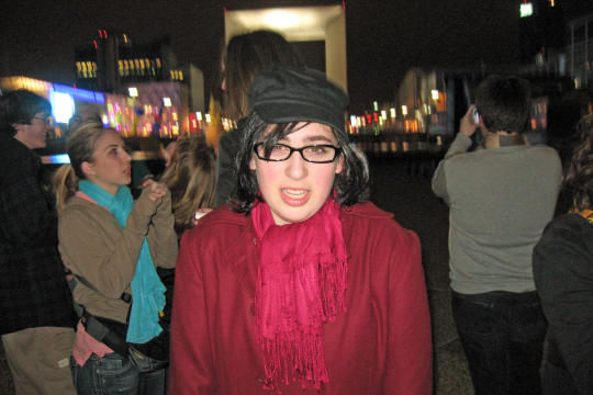 Walking near La Defense in Paris